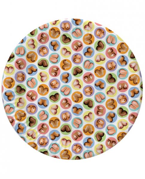 Mini Boob Plates 8 Pack Of 7 inches Plate
