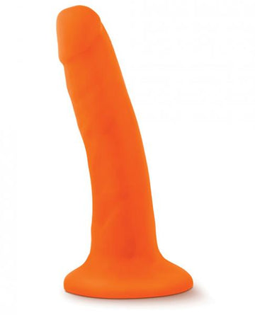 Neo Dual Density 6 inches Cock Neon Orange Dildo