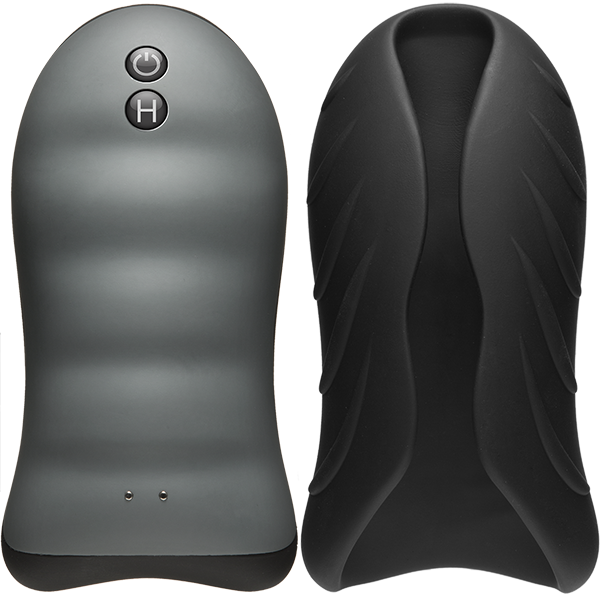 Optimale Secondskyn Warming Vibrating Stroker Black