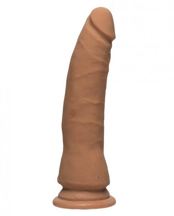 The D Slim Thin D 7 inches Ultraskyn Brown Dildo
