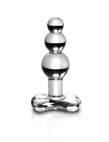 Icicles No 47 Glass Massagers Butt Plug Clear