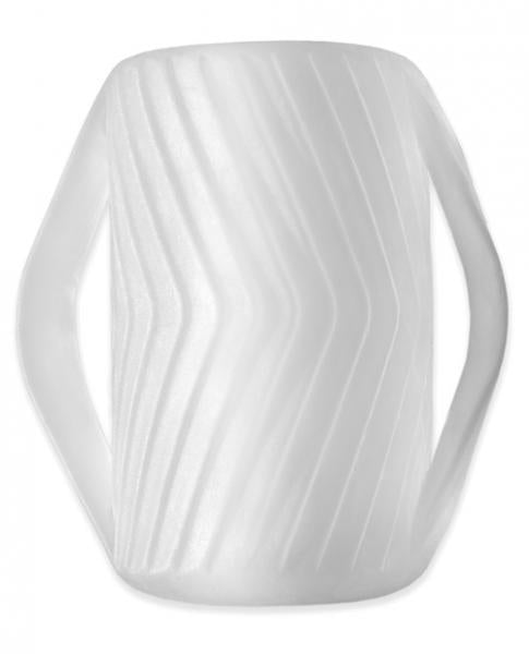 Perfect Fit Male Masturbator with Grip Clear