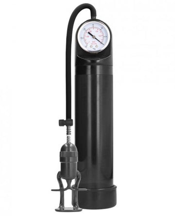 Deluxe Pump With Advanced PSI Gauge Black