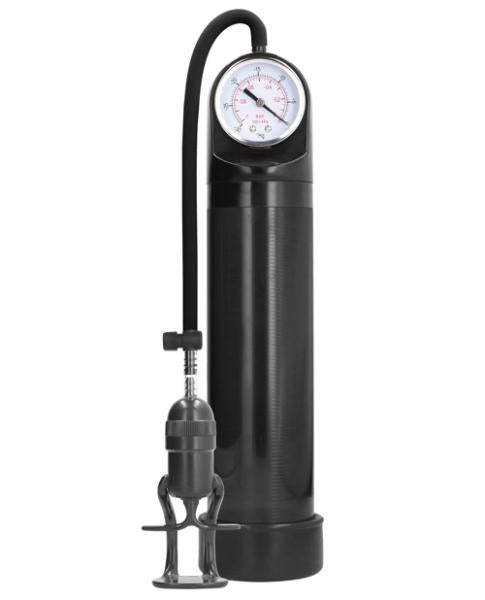 Deluxe Pump With Advanced PSI Gauge Black