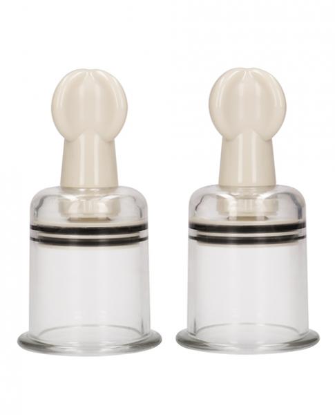 Pumped Nipple Suctions Set Large Clear