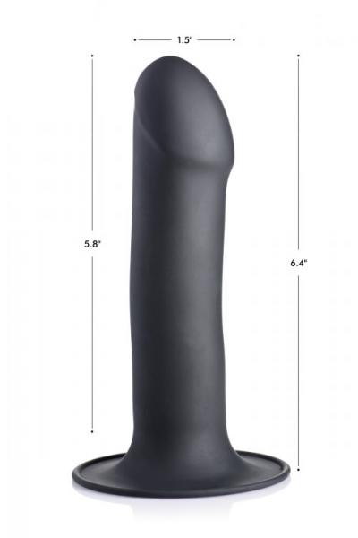 Squeeze-It Squeezable Phallic Dildo Black