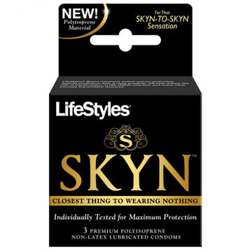Lifestyles Skyn Non-Latex Condoms 3 Pack