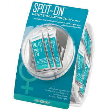 Spot On G-Spot Stimulating Gel Fishbowl 100 Count .25oz