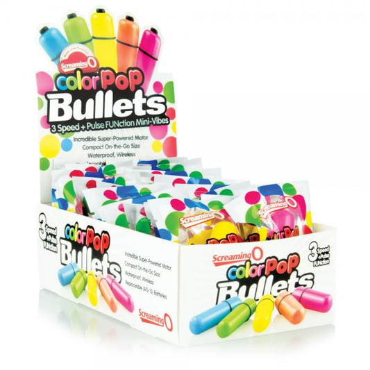Screaming O Color Pop Bullets In Display 20 Piece
