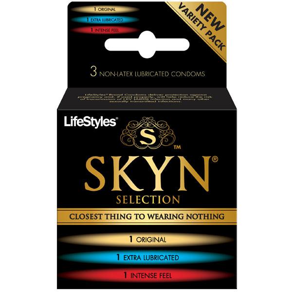 Lifestyles Skyn Selection Non-Latex Condoms 3 Pack