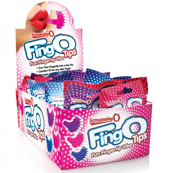 Screaming O Fingo Tips Assorted Colors 18 Piece Display