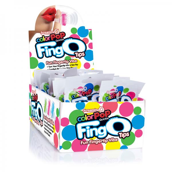 Screaming O Colorpop Fingo Tip In Pop Box Assorted (18/display)