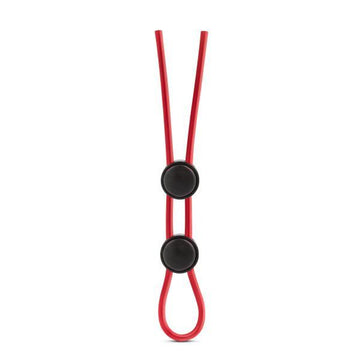 Stay Hard - Silicone Double Loop Cock Ring - Red