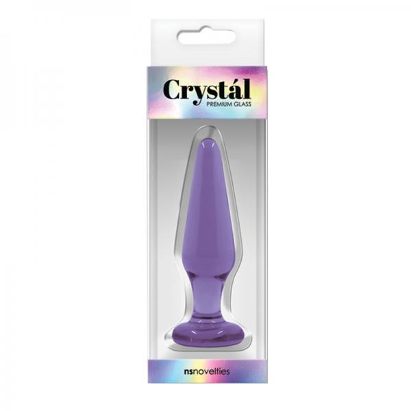 Crystal Glass Plug Blue