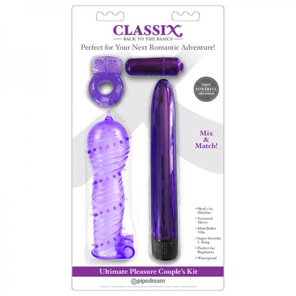 Classix Ultimate Pleasure Couples Kit,purple