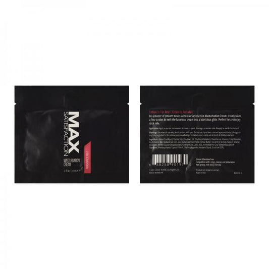 Max Satisfaction  Masturbation Cream Foil 6 Ml