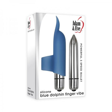 A&amp;e Blue Dolphin Finger Vibe