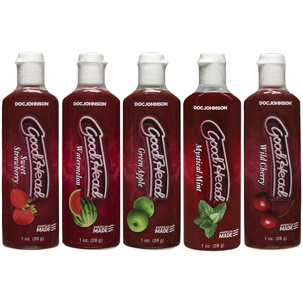 GoodHead 5 Pack Assorted Flavors 1 ounce Bottles