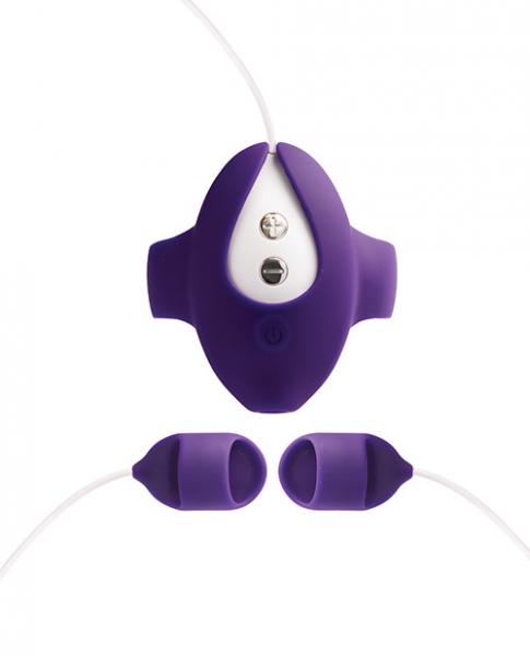 Kimi Rechargeable Dual Finger Vibe Deep Purple
