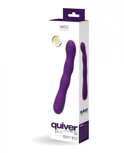 Vedo Quiver Plus Rechargeable Vibe Deep Purple