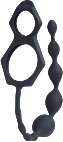 Vedo Scorpio Cock Ring & Anal Chain Black